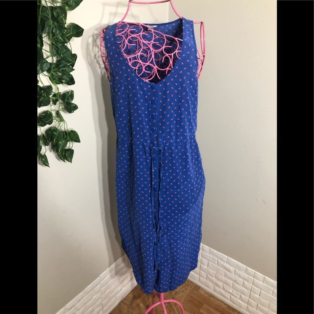 Fossil Button-Down Midi Dress - image 1